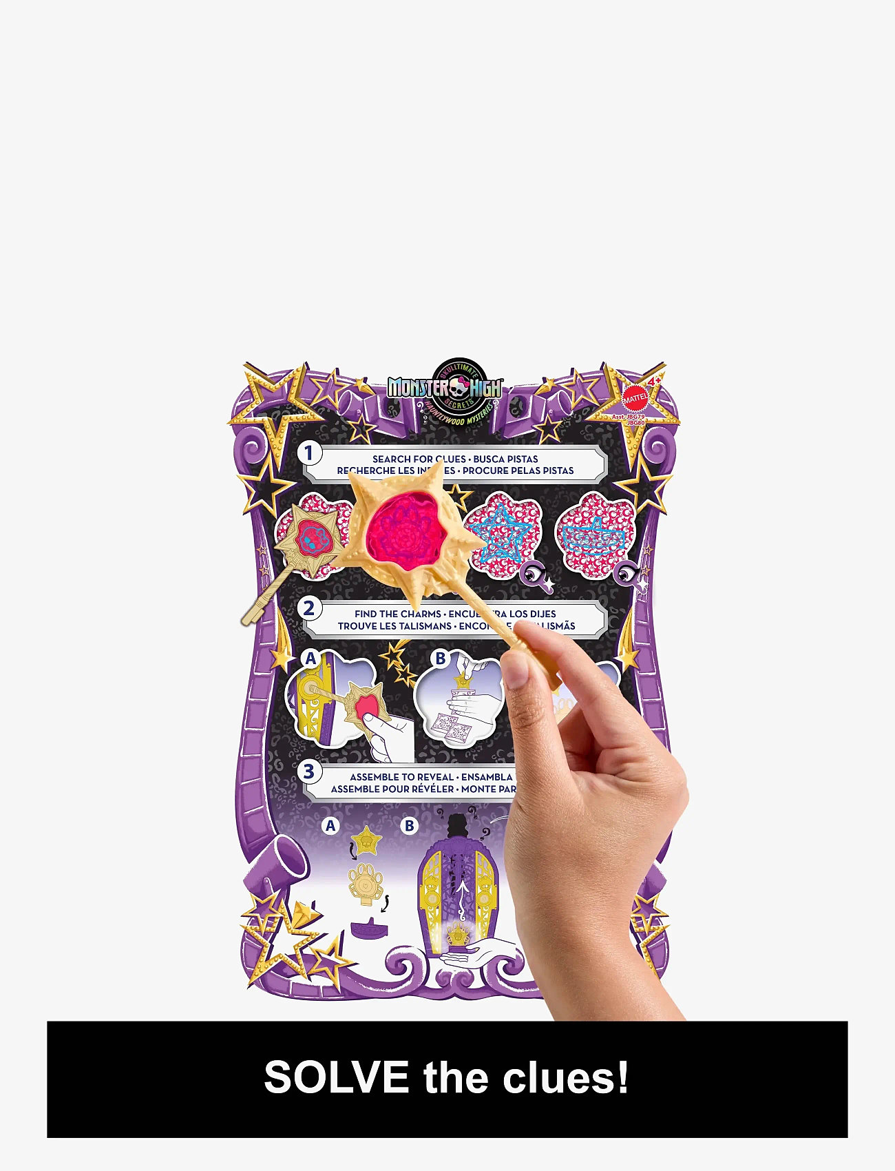 Monster High - Skulltimate Secrets Hauntlywood Mysteries Doll, Clawdeen Wolf with 19+ Surprises - dockor - multi color - 5