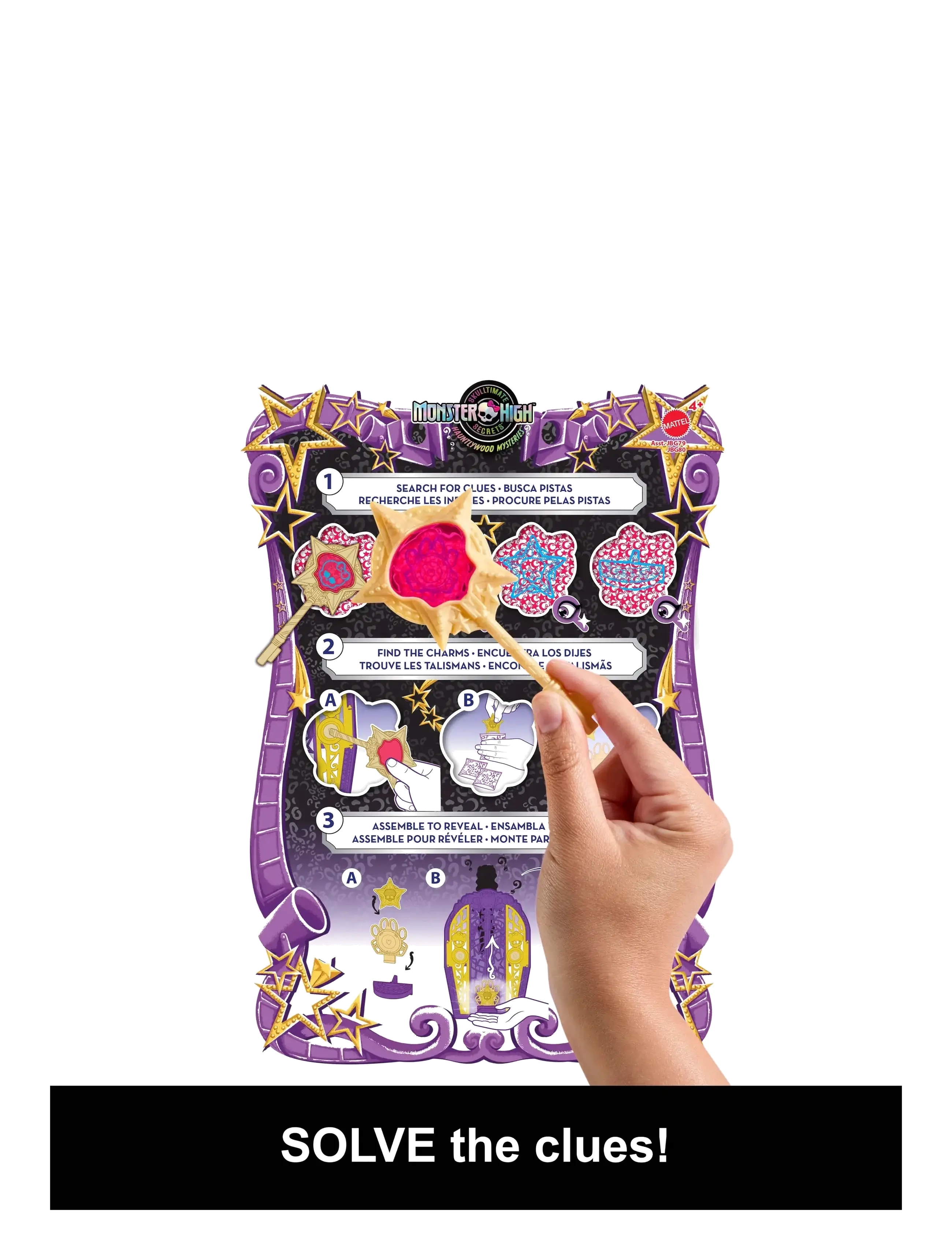 Monster High - Skulltimate Secrets Hauntlywood Mysteries Doll, Clawdeen Wolf with 19+ Surprises - dukker - multi color - 5