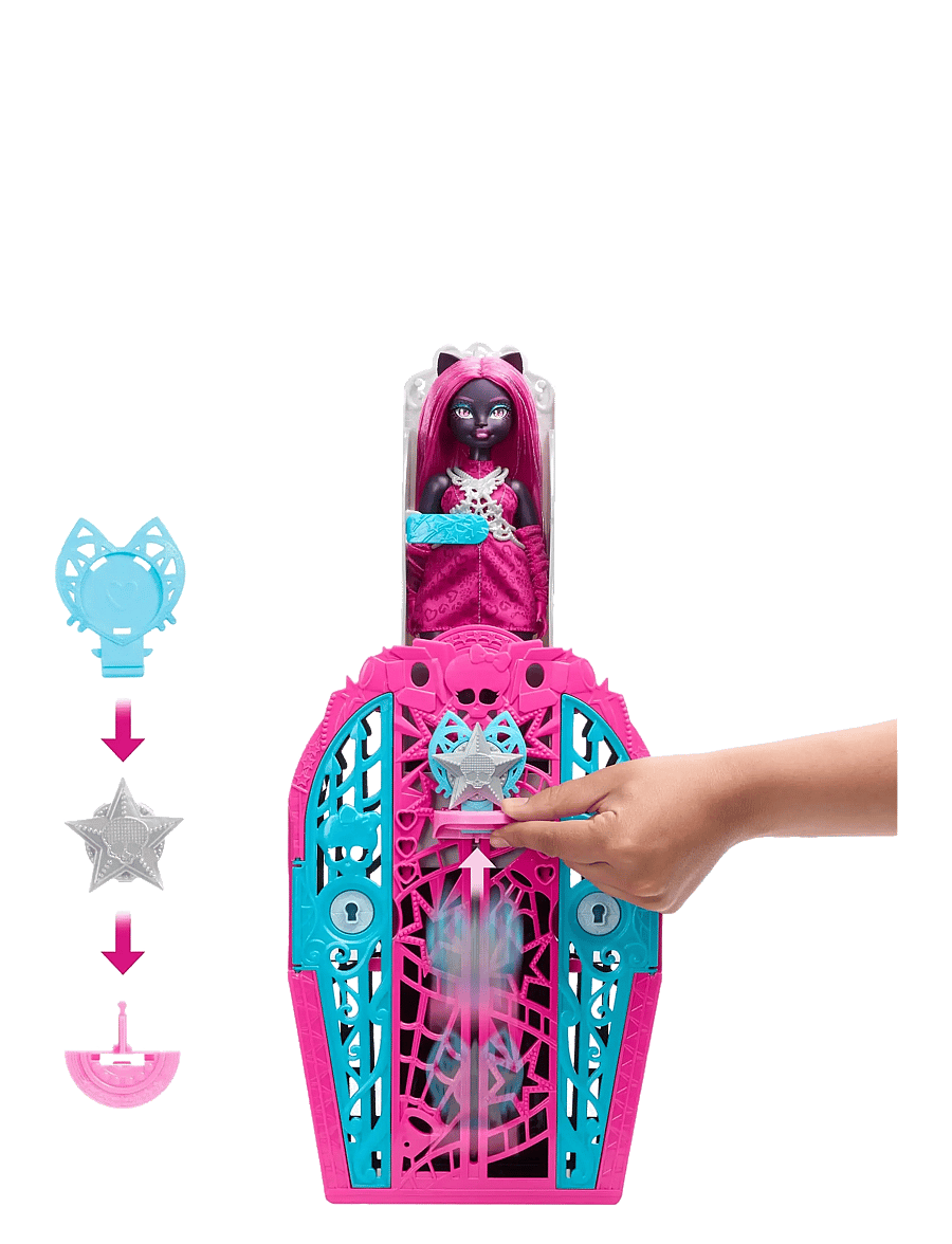 Monster High - Skulltimate Secrets Hauntlywood Mysteries Doll, Catty Noir with 19+ Surprises - puppen - multi color - 2