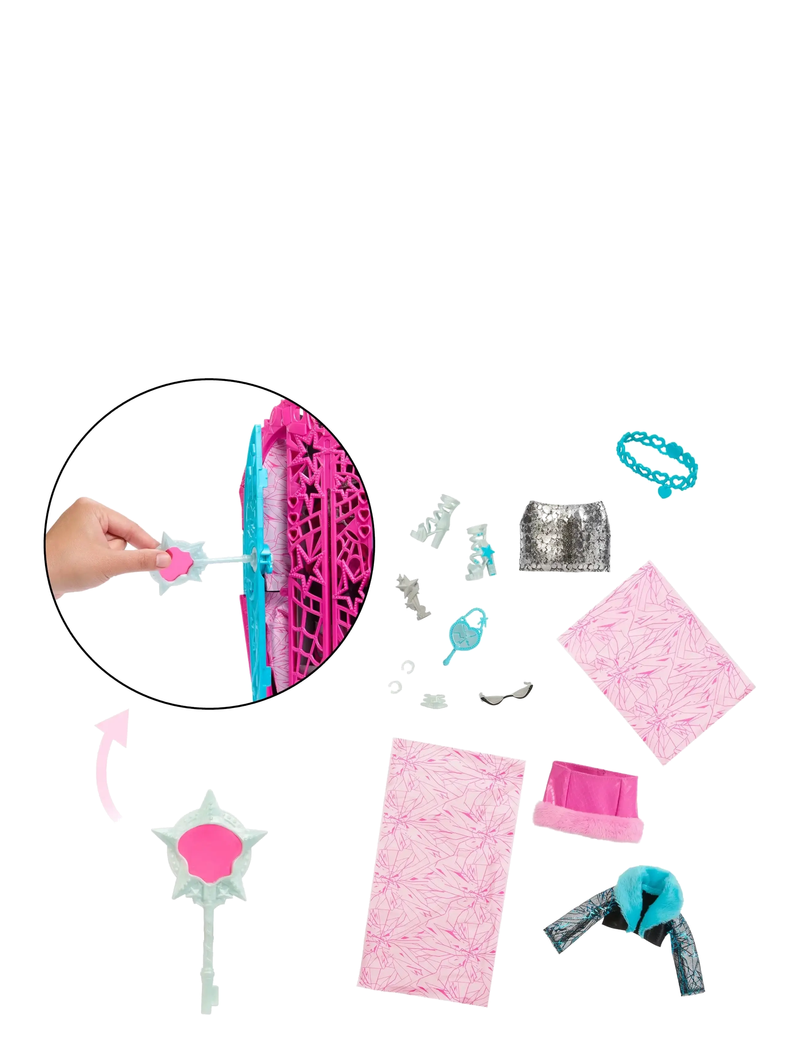 Monster High - Skulltimate Secrets Hauntlywood Mysteries Doll, Catty Noir with 19+ Surprises - poupées - multi color - 3