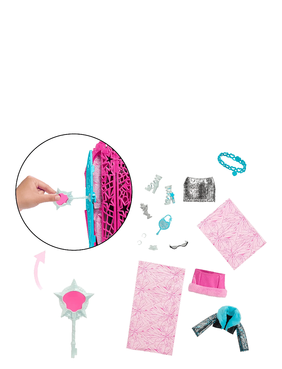 Monster High - Skulltimate Secrets Hauntlywood Mysteries Doll, Catty Noir with 19+ Surprises - puppen - multi color - 3