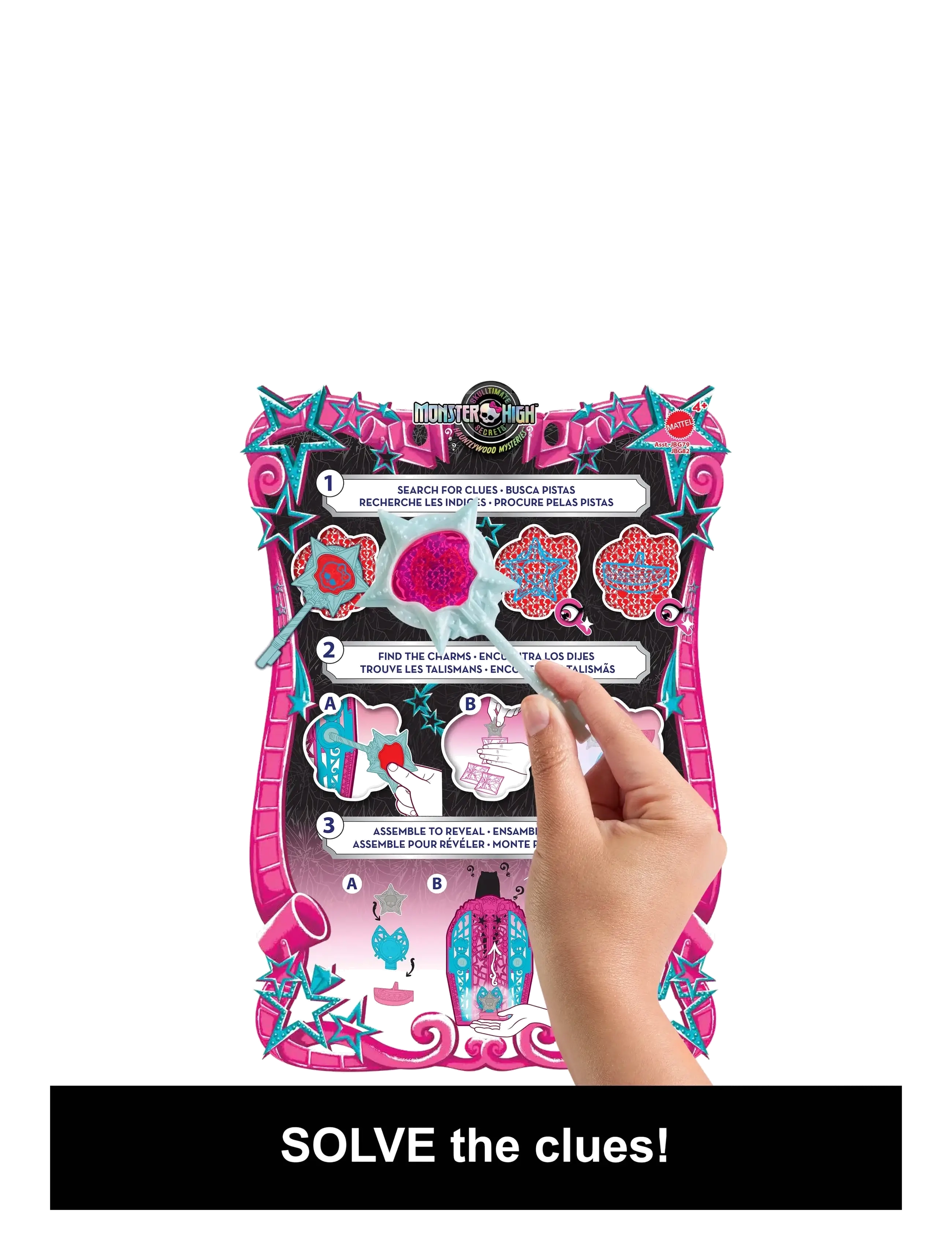 Monster High - Skulltimate Secrets Hauntlywood Mysteries Doll, Catty Noir with 19+ Surprises - back to school - multi color - 5