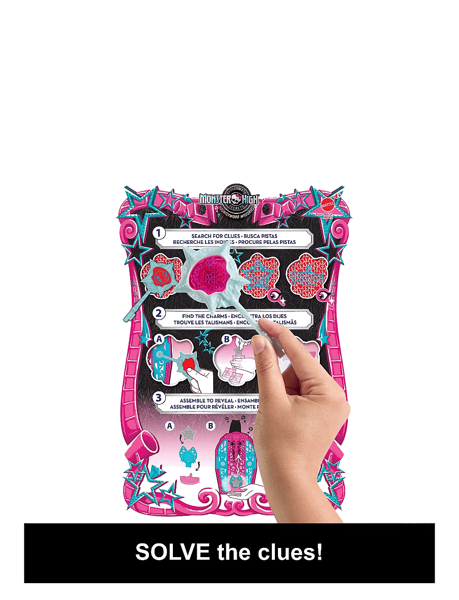 Monster High - Skulltimate Secrets Hauntlywood Mysteries Doll, Catty Noir with 19+ Surprises - back to school - multi color - 5