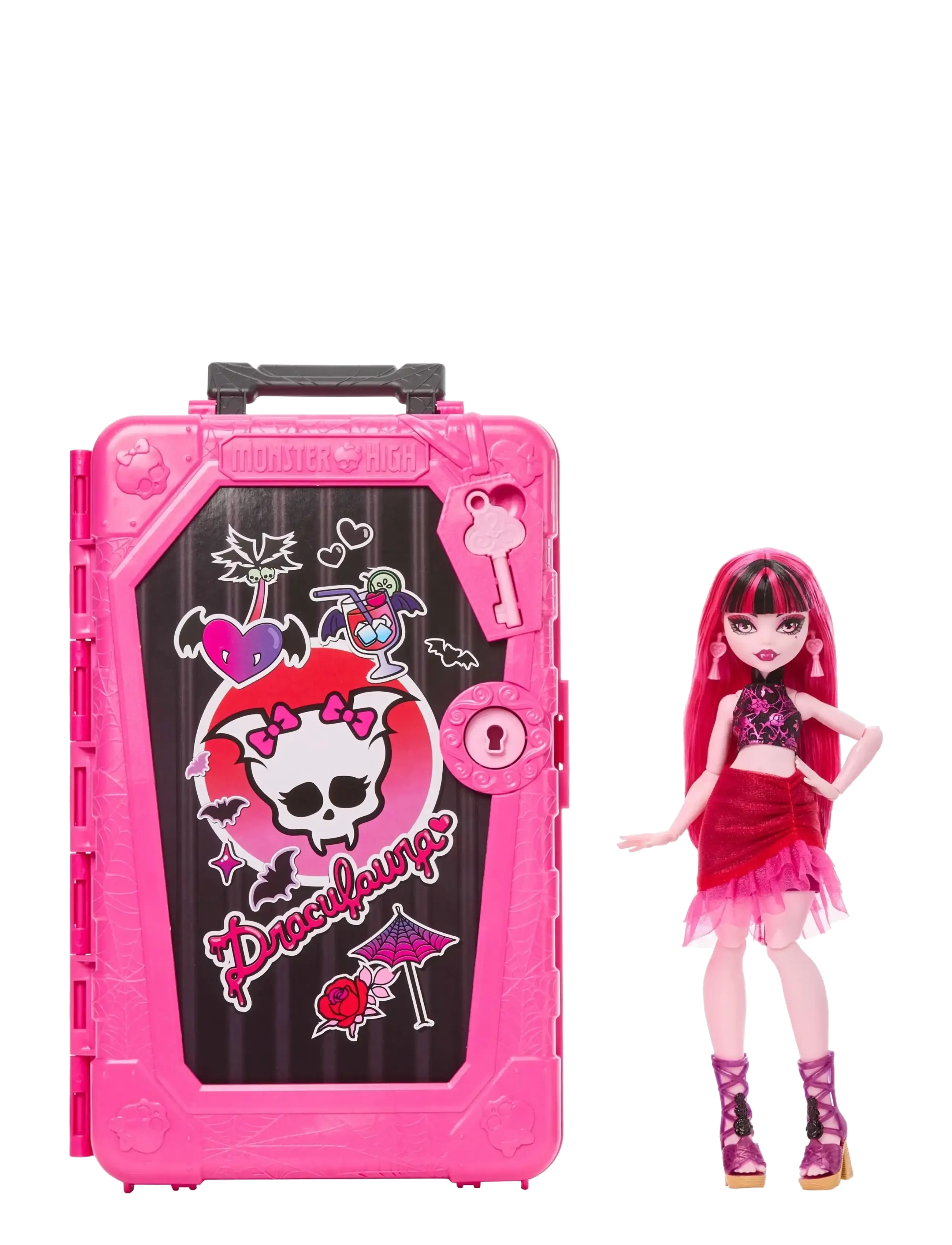 Monster High Skulltimate Secrets Gore-geous Oasis Playset, Draculaura Doll and Accessories - Spielzeug - MULTICOLOR / pink/rose
