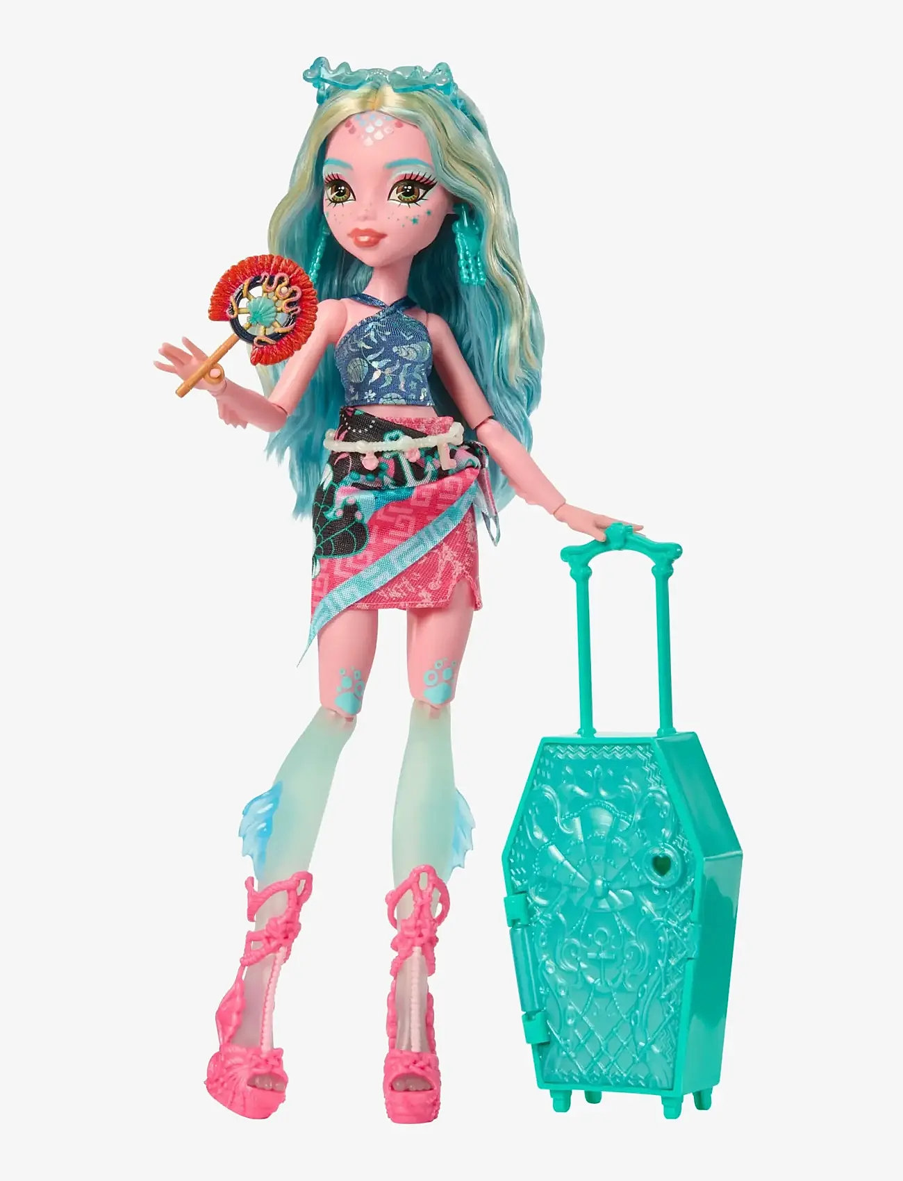 Monster High - Skulltimate Secrets Gore-geous Oasis Playset, Lagoona Blue Doll and Accessories - puppen - multicolor - 2