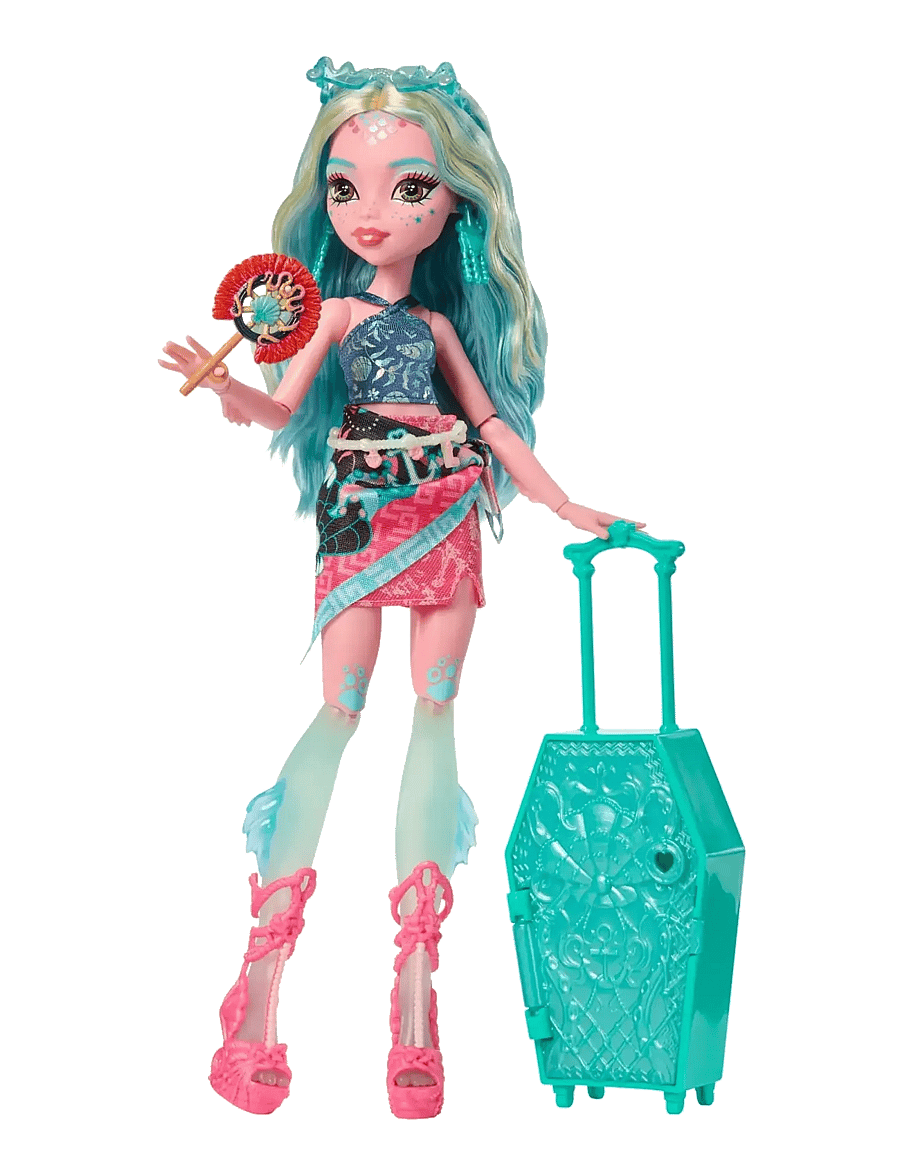 Monster High - Skulltimate Secrets Gore-geous Oasis Playset, Lagoona Blue Doll and Accessories - nukud - multicolor - 2