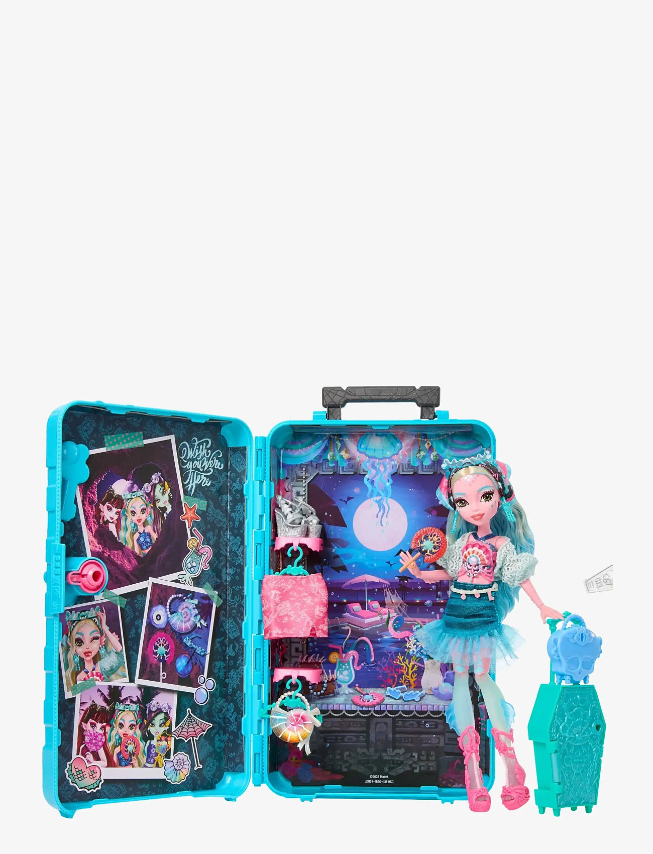 Monster High - Skulltimate Secrets Gore-geous Oasis Playset, Lagoona Blue Doll and Accessories - puppen - multicolor - 3