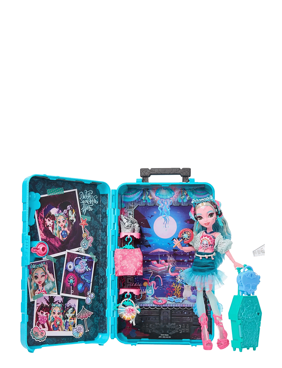 Monster High - Skulltimate Secrets Gore-geous Oasis Playset, Lagoona Blue Doll and Accessories - nukud - multicolor - 3