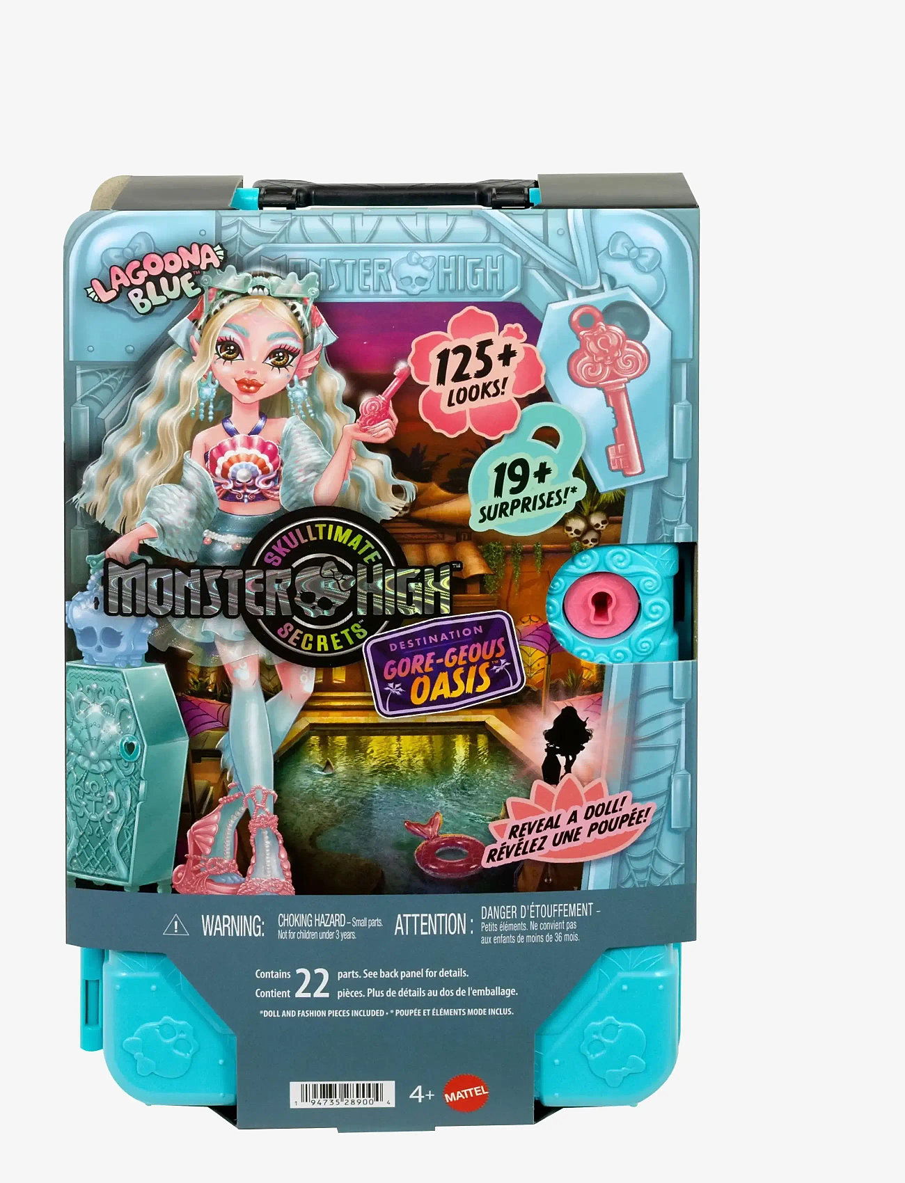 Monster High - Skulltimate Secrets Gore-geous Oasis Playset, Lagoona Blue Doll and Accessories - puppen - multicolor - 4