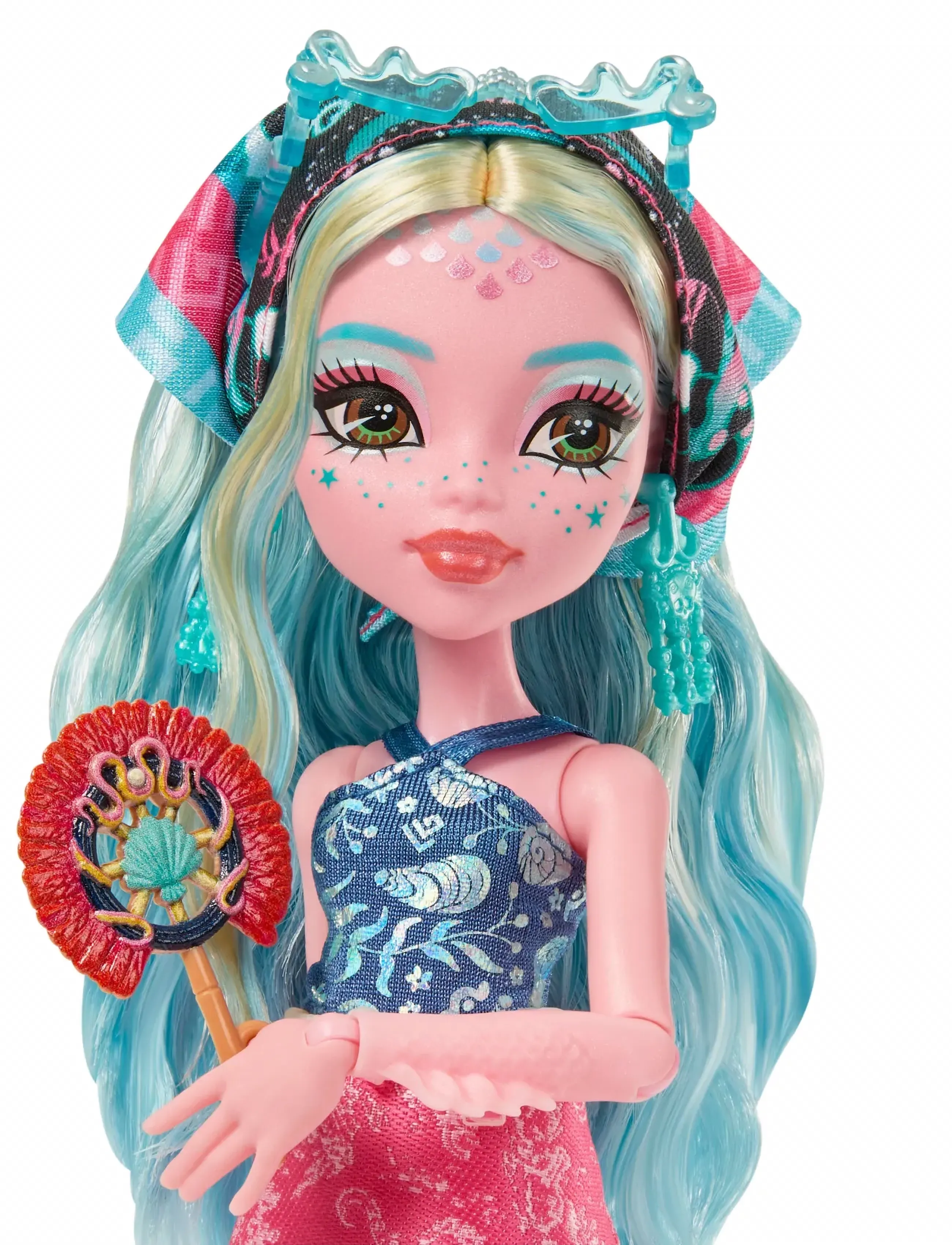 Monster High - Skulltimate Secrets Gore-geous Oasis Playset, Lagoona Blue Doll and Accessories - nukud - multicolor - 5