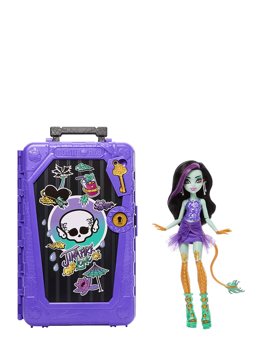 Monster High - Skulltimate Secrets Gore-geous Oasis Playset, Jinafire Long Doll and Accessories - puppen - multicolor - 1