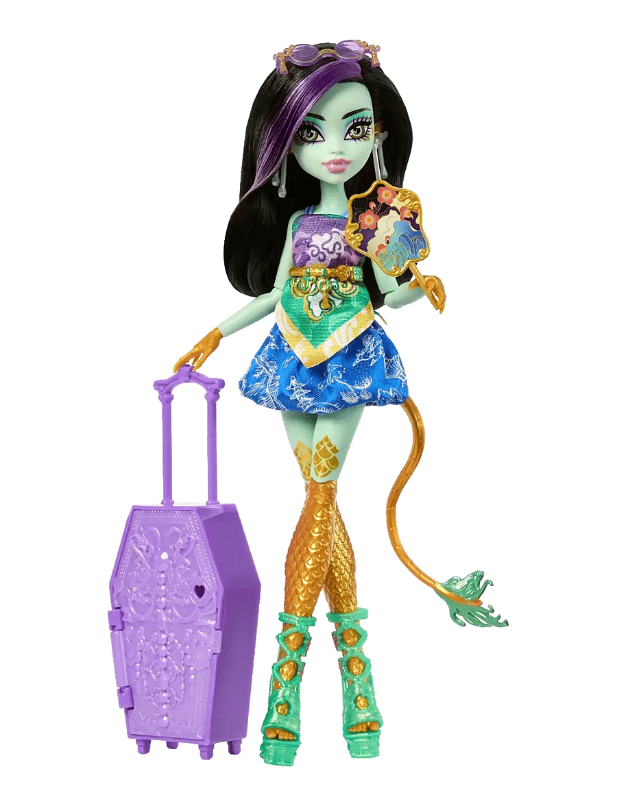 Monster High - Skulltimate Secrets Gore-geous Oasis Playset, Jinafire Long Doll and Accessories - puppen - multicolor - 2