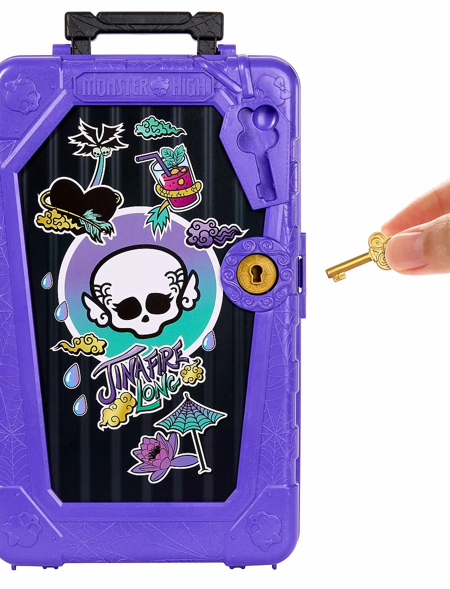 Monster High - Skulltimate Secrets Gore-geous Oasis Playset, Jinafire Long Doll and Accessories - puppen - multicolor - 0