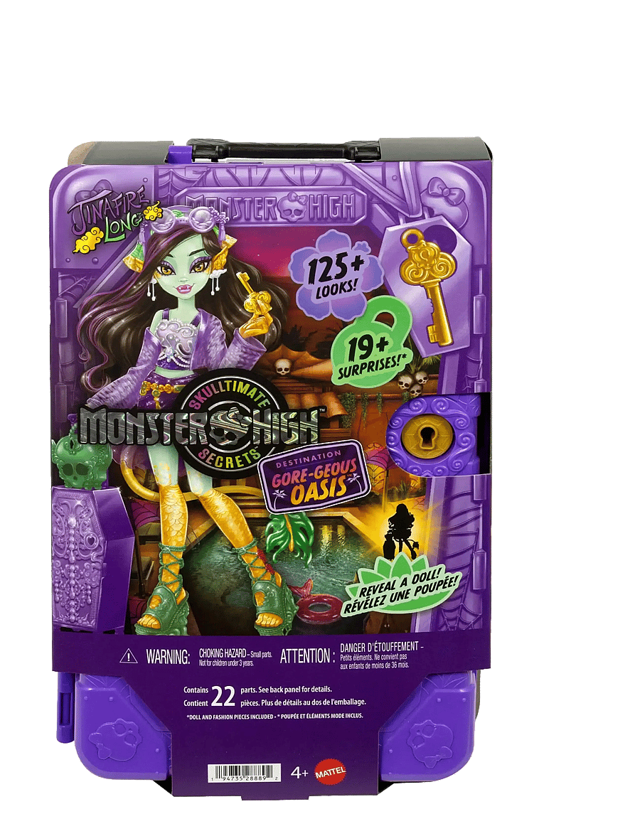 Monster High - Skulltimate Secrets Gore-geous Oasis Playset, Jinafire Long Doll and Accessories - puppen - multicolor - 4