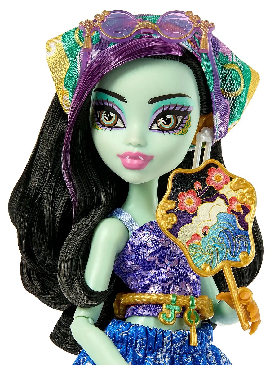 Monster High - Skulltimate Secrets Gore-geous Oasis Playset, Jinafire Long Doll and Accessories - puppen - multicolor - 5
