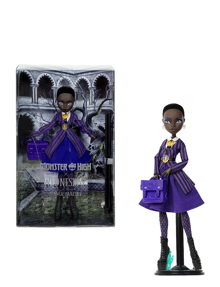 Monster High - x Wednesday Collectible Doll, Bianca Barclay in Nevermore Academy Uniform - dúkkur - multi color - 0