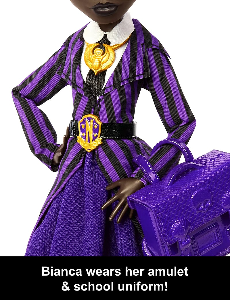 Monster High - x Wednesday Collectible Doll, Bianca Barclay in Nevermore Academy Uniform - lėlės - multi color - 5