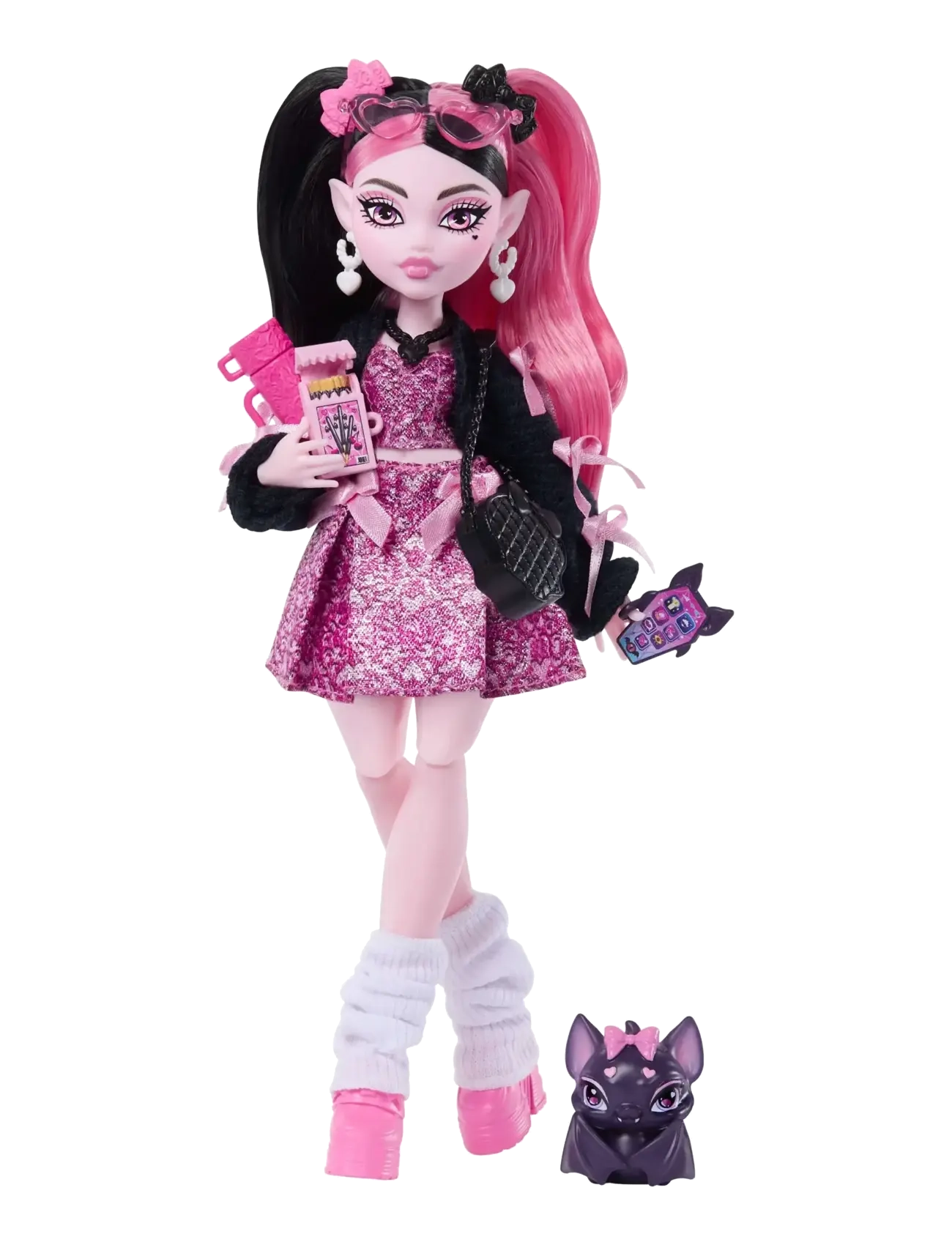 Monster High Draculaura Pop, Børn, Dolls, Pink, Str: ONE SIZE