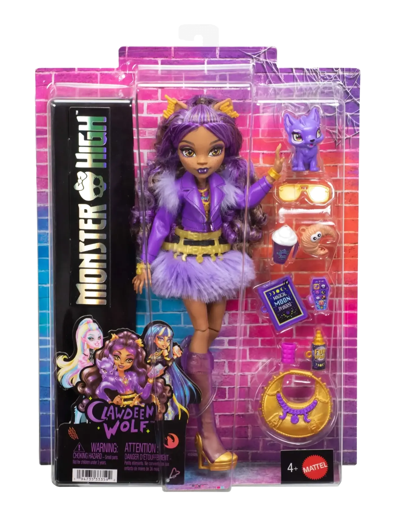 Monster High - CLAWDEEN WOLF Pop - dockor - multicolor - 3