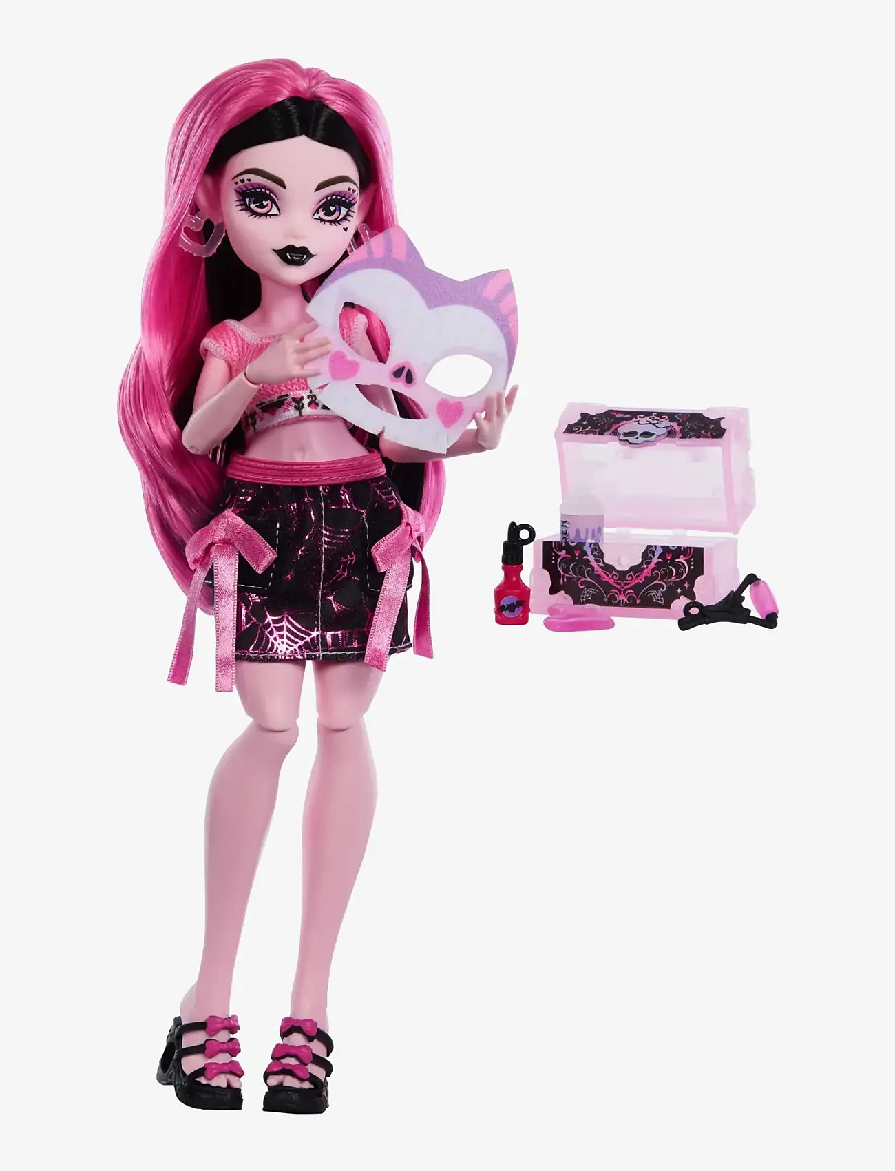 Monster High - Self-Scare Secrets Draculaura Fashion Doll with 13 Realistic Accessories - lėlės - multicolor - 2