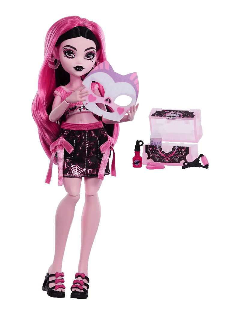 Monster High - Self-Scare Secrets Draculaura Fashion Doll with 13 Realistic Accessories - lėlės - multicolor - 2