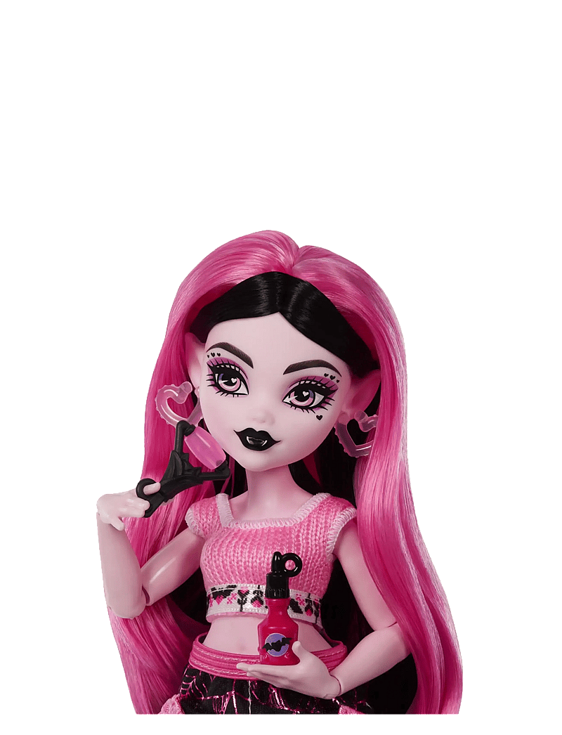 Monster High - Self-Scare Secrets Draculaura Fashion Doll with 13 Realistic Accessories - lėlės - multicolor - 3