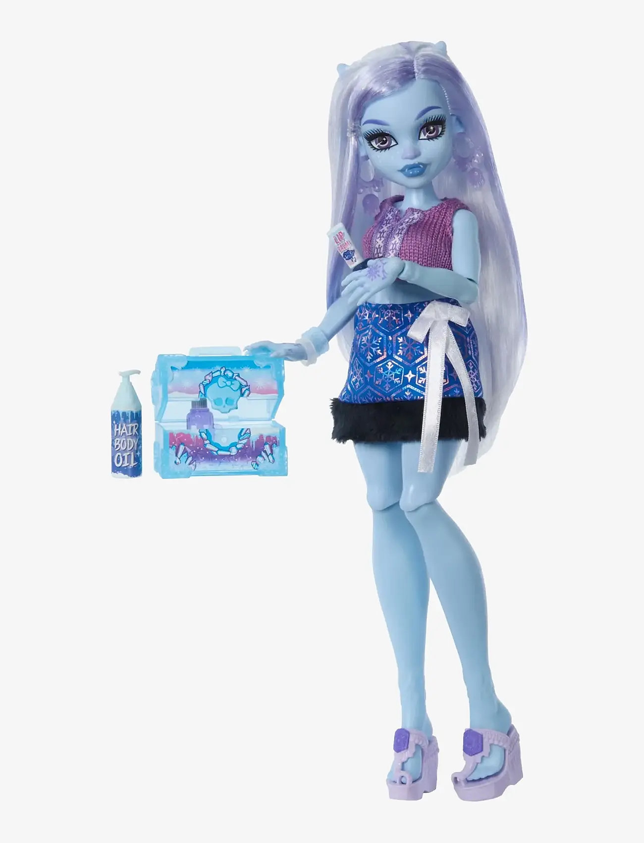 Monster High - Self-Scare Secrets Abbey Bominable Fashion Doll with 13 Realistic Accessories - puppen - multicolor - 2