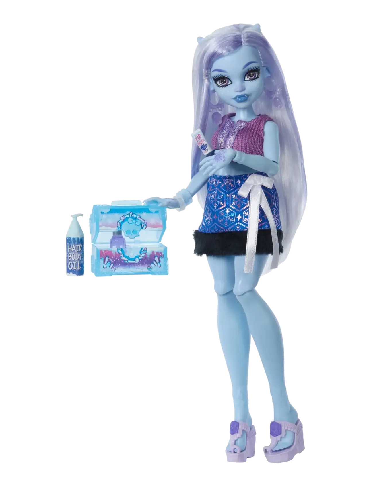 Monster High - Self-Scare Secrets Abbey Bominable Fashion Doll with 13 Realistic Accessories - dukker - multicolor - 2