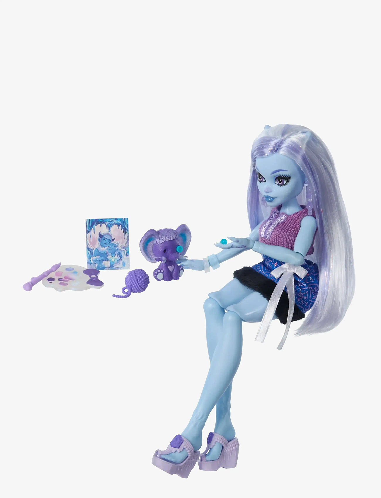 Monster High - Self-Scare Secrets Abbey Bominable Fashion Doll with 13 Realistic Accessories - puppen - multicolor - 3