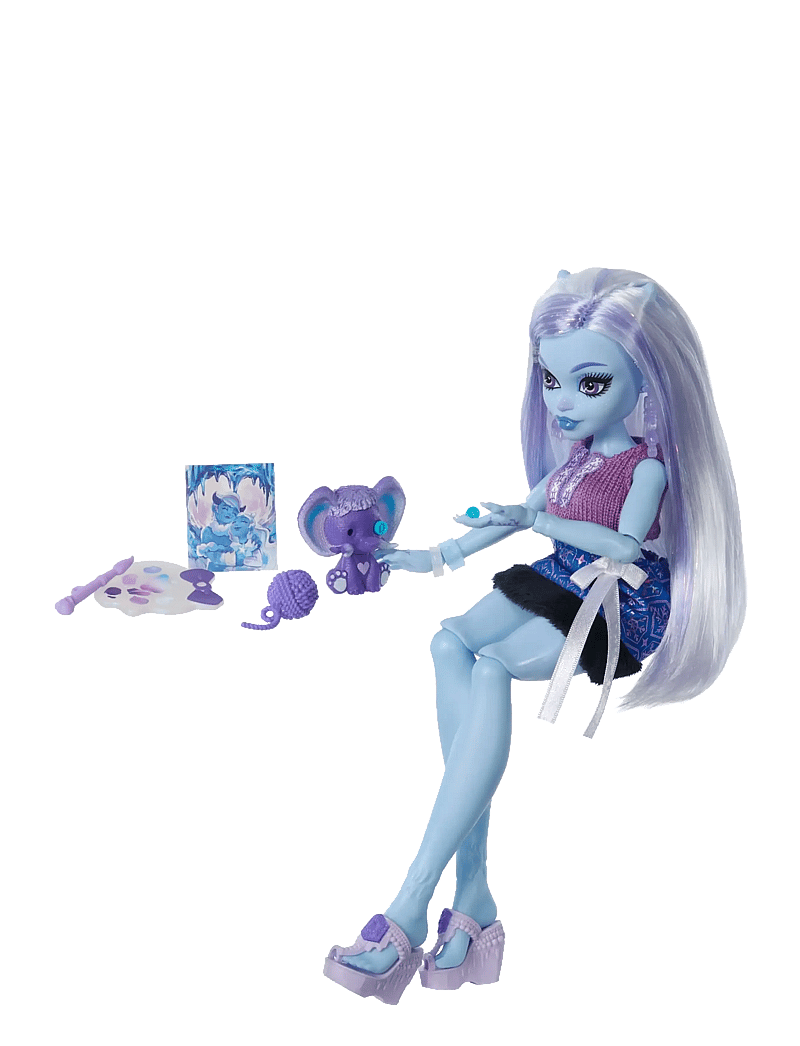 Monster High - Self-Scare Secrets Abbey Bominable Fashion Doll with 13 Realistic Accessories - puppen - multicolor - 3