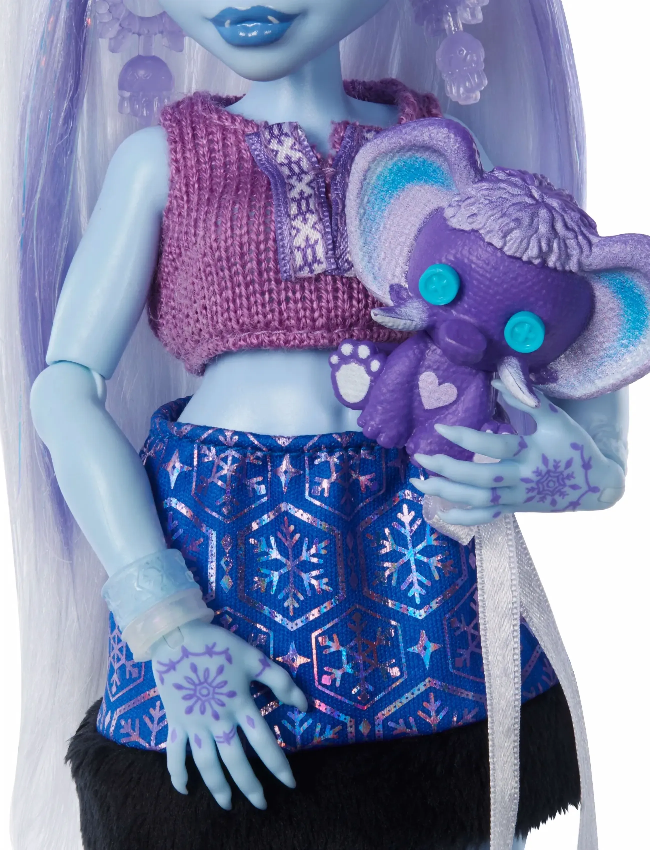 Monster High - Self-Scare Secrets Abbey Bominable Fashion Doll with 13 Realistic Accessories - dukker - multicolor - 5