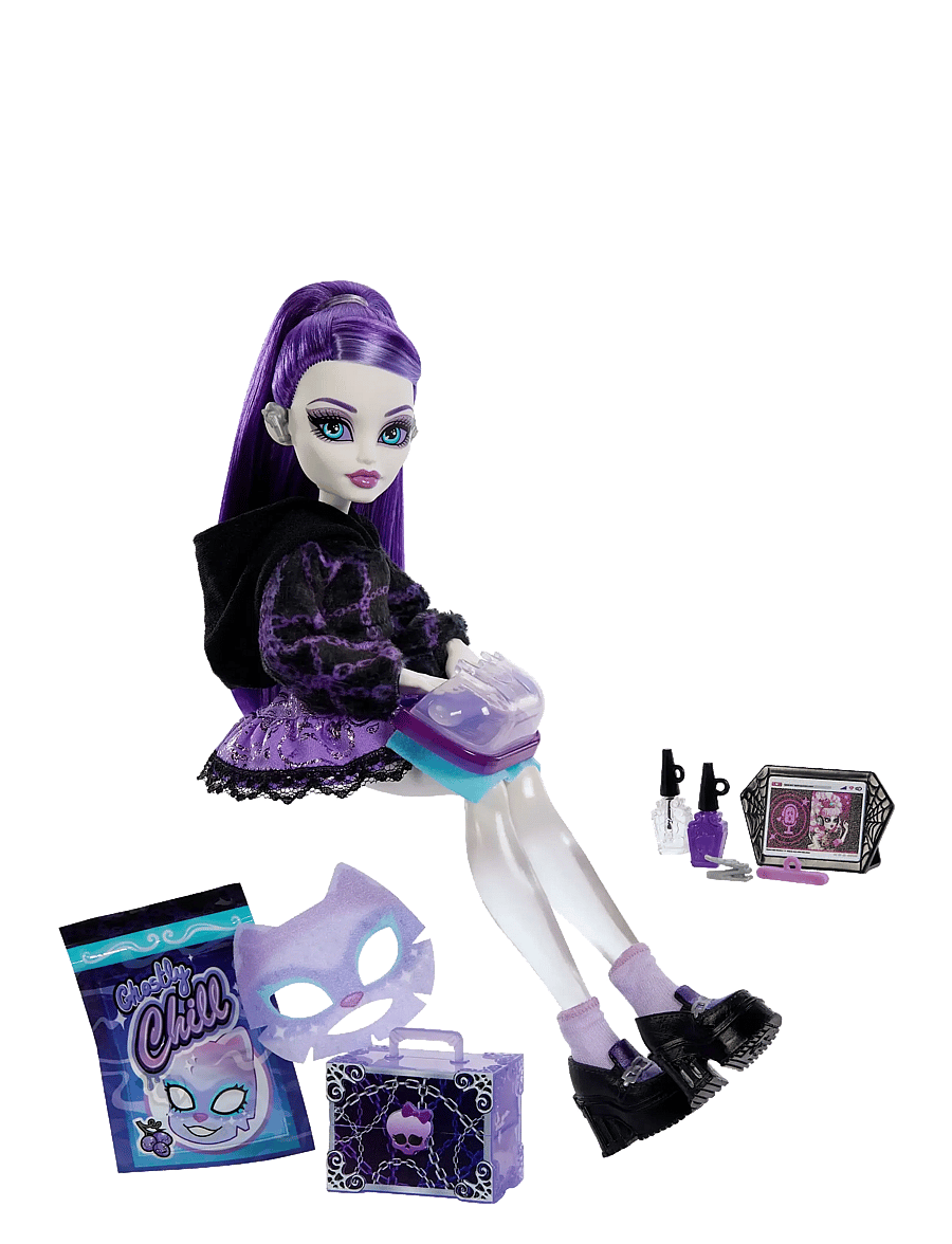 Monster High - Self-Scare Secrets Spectra Vondergeist Fashion Doll with 13 Realistic Accessories - multicolor - 0