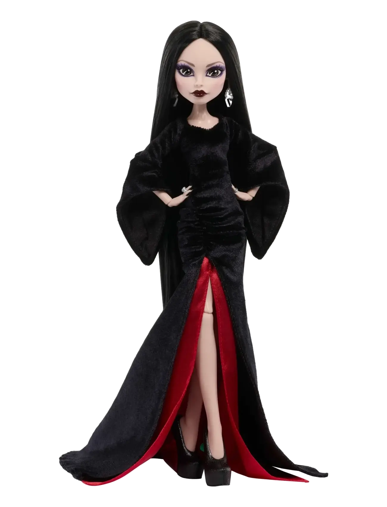 Monster High - x Wednesday Collectible Doll, Morticia Addams in Black Velvet Dress - dolls - multicolor - 3