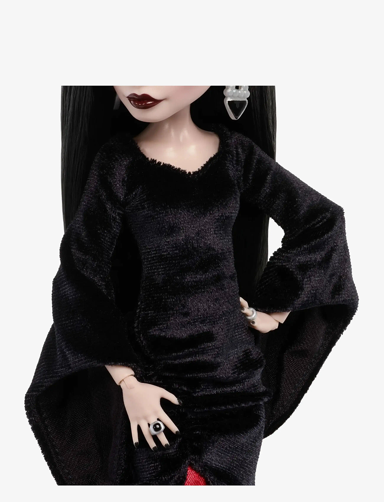 Monster High - x Wednesday Collectible Doll, Morticia Addams in Black Velvet Dress - nukud - multicolor - 5
