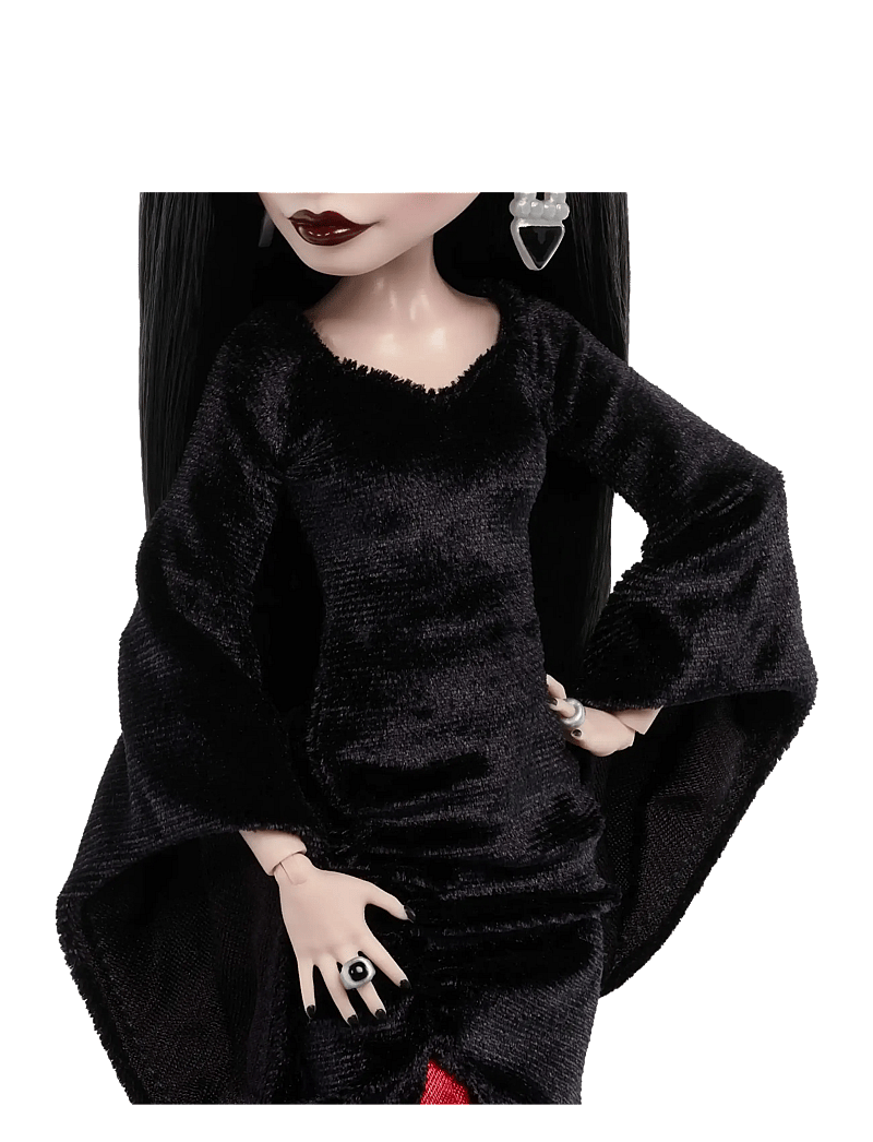 Monster High - x Wednesday Collectible Doll, Morticia Addams in Black Velvet Dress - nukud - multicolor - 5