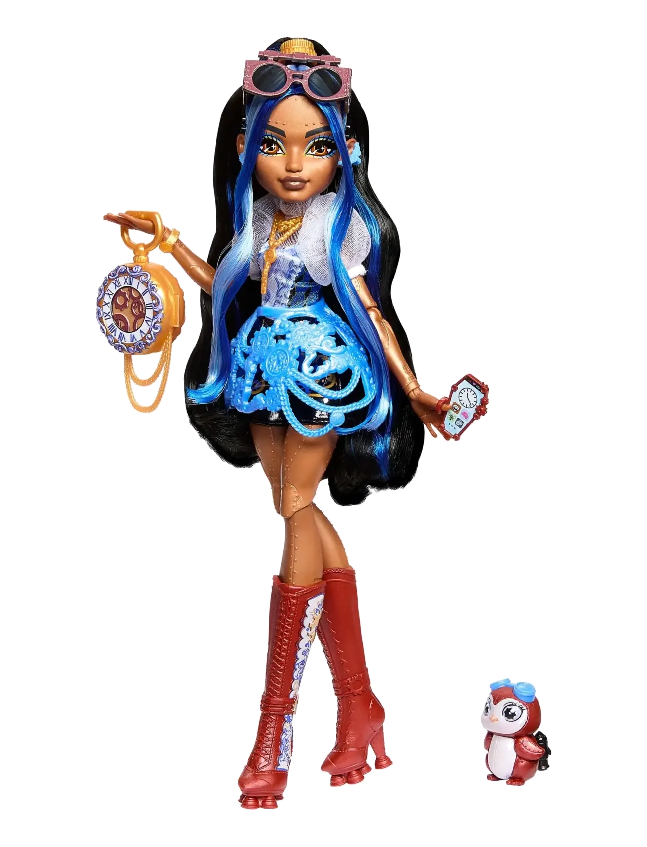 Monster High Robecca Steam Fashion Doll with Blue Blouse and Rocket Boots - Dolls & Accessories - MULTI COLOR / multi