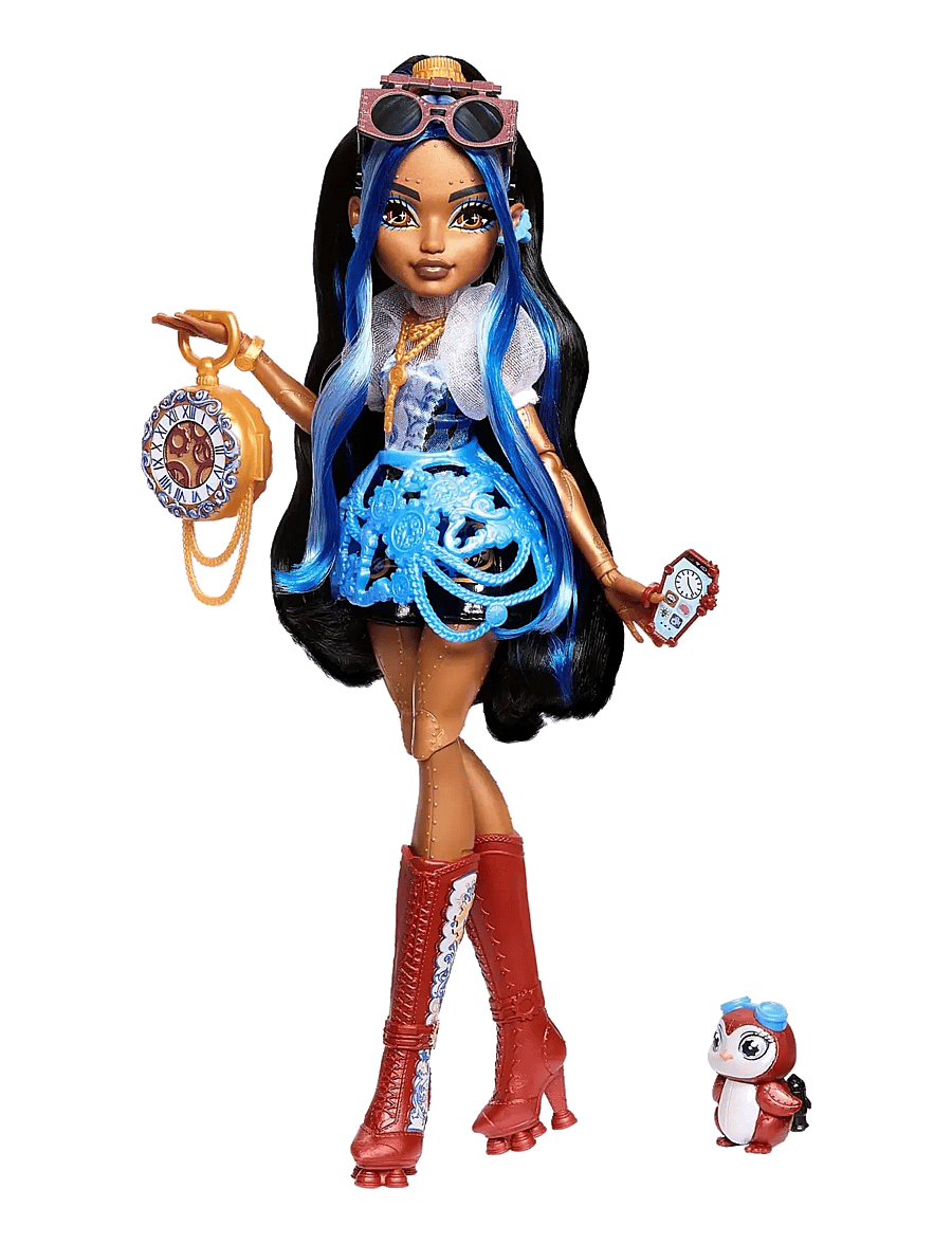 Monster High - Robecca Steam Fashion Doll with Blue Blouse and Rocket Boots - puppen - multi color - 1