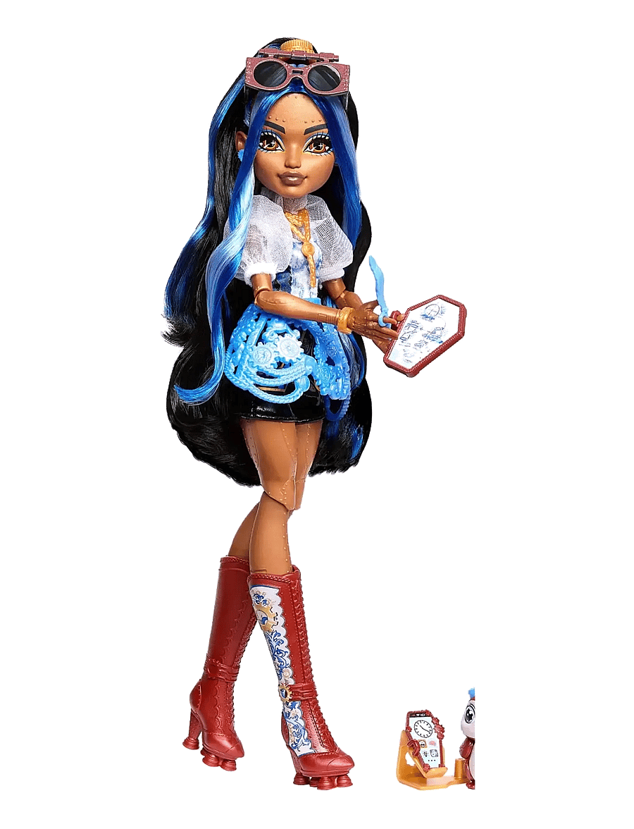 Monster High - Robecca Steam Fashion Doll with Blue Blouse and Rocket Boots - puppen - multi color - 2