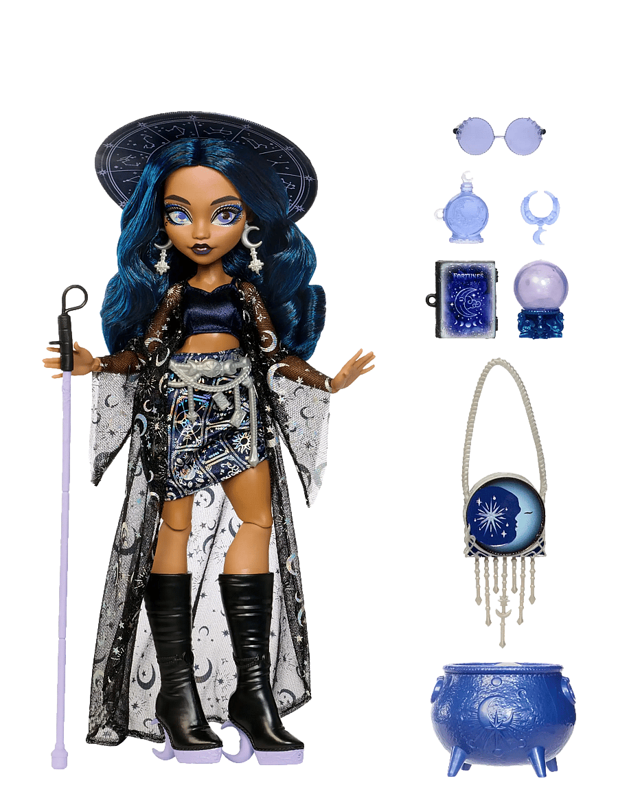 Monster High - Moonspell Magic by Claire de Luna Fashion Doll, Clairvoyant Witch with Accessories - puppen - multicolor - 0