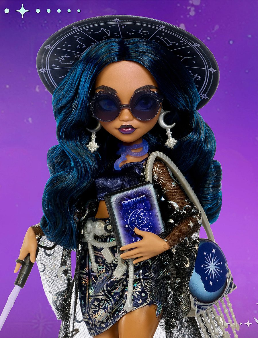 Monster High - Moonspell Magic by Claire de Luna Fashion Doll, Clairvoyant Witch with Accessories - lalki - multicolor - 0