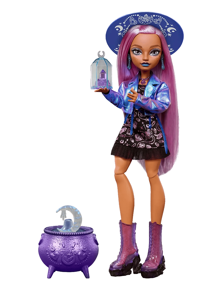 Monster High - Moonspell Magic by Layla Stone Fashion Doll, Crystal Witch with Accessories - puppen - multicolor - 0