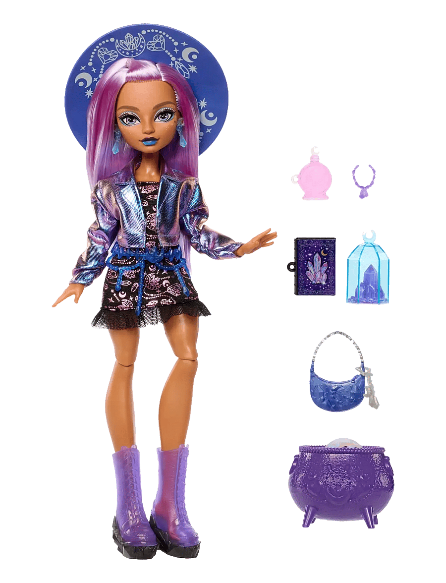 Monster High - Moonspell Magic by Layla Stone Fashion Doll, Crystal Witch with Accessories - puppen - multicolor - 4