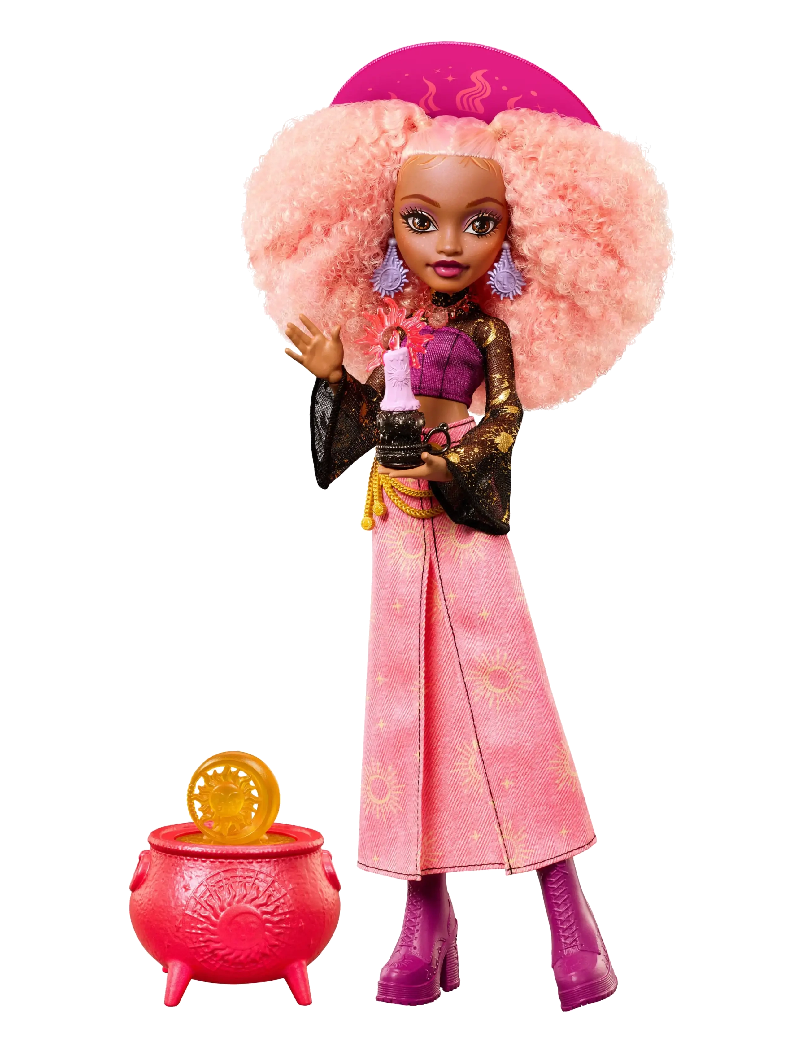 Monster High Moonspell Magic by Rae Lumina Fashion Doll, Sun Witch with Accessories - Monster High - MULTICOLOR / pink/rose