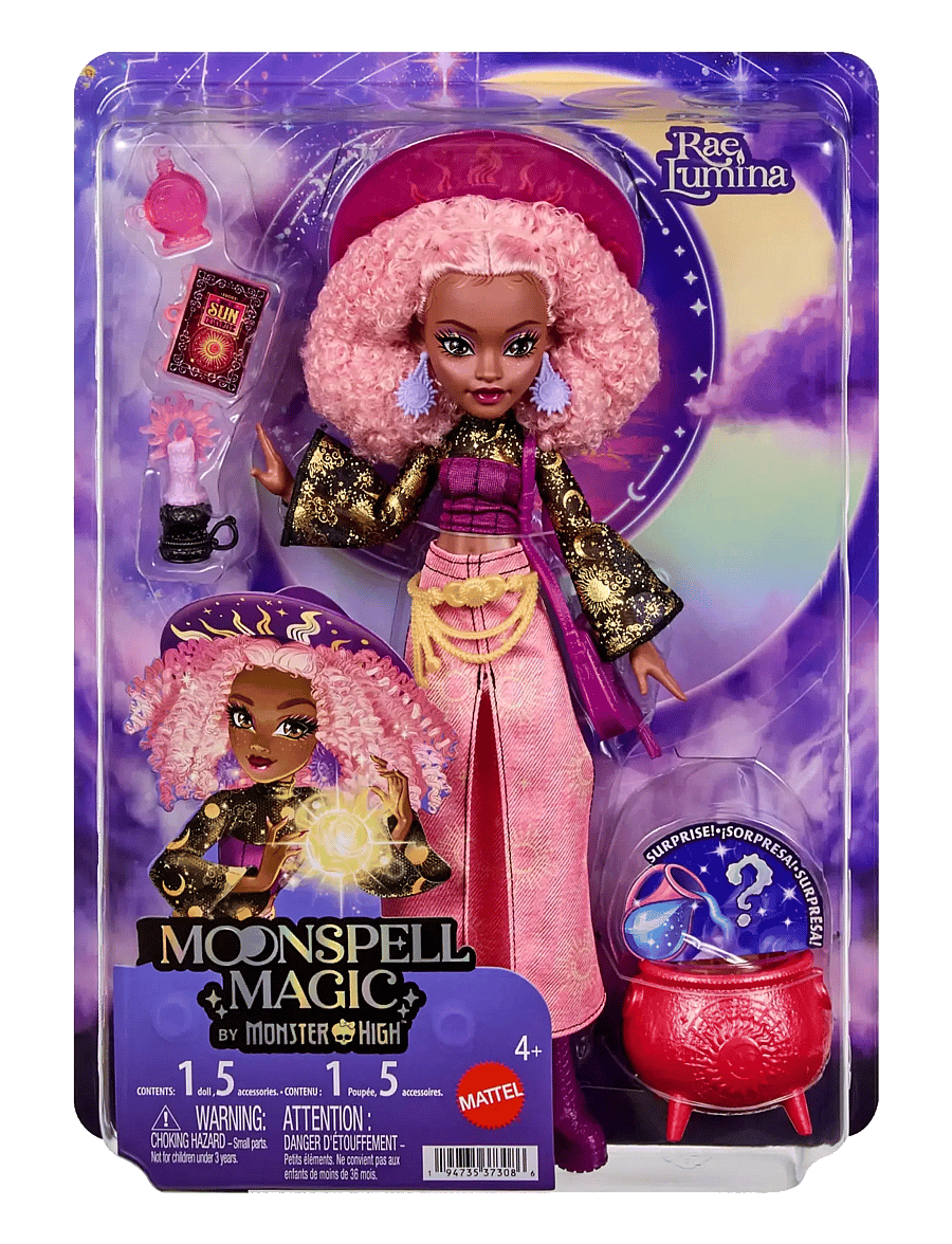 Monster High - Moonspell Magic by Rae Lumina Fashion Doll, Sun Witch with Accessories - puppen - multicolor - 1