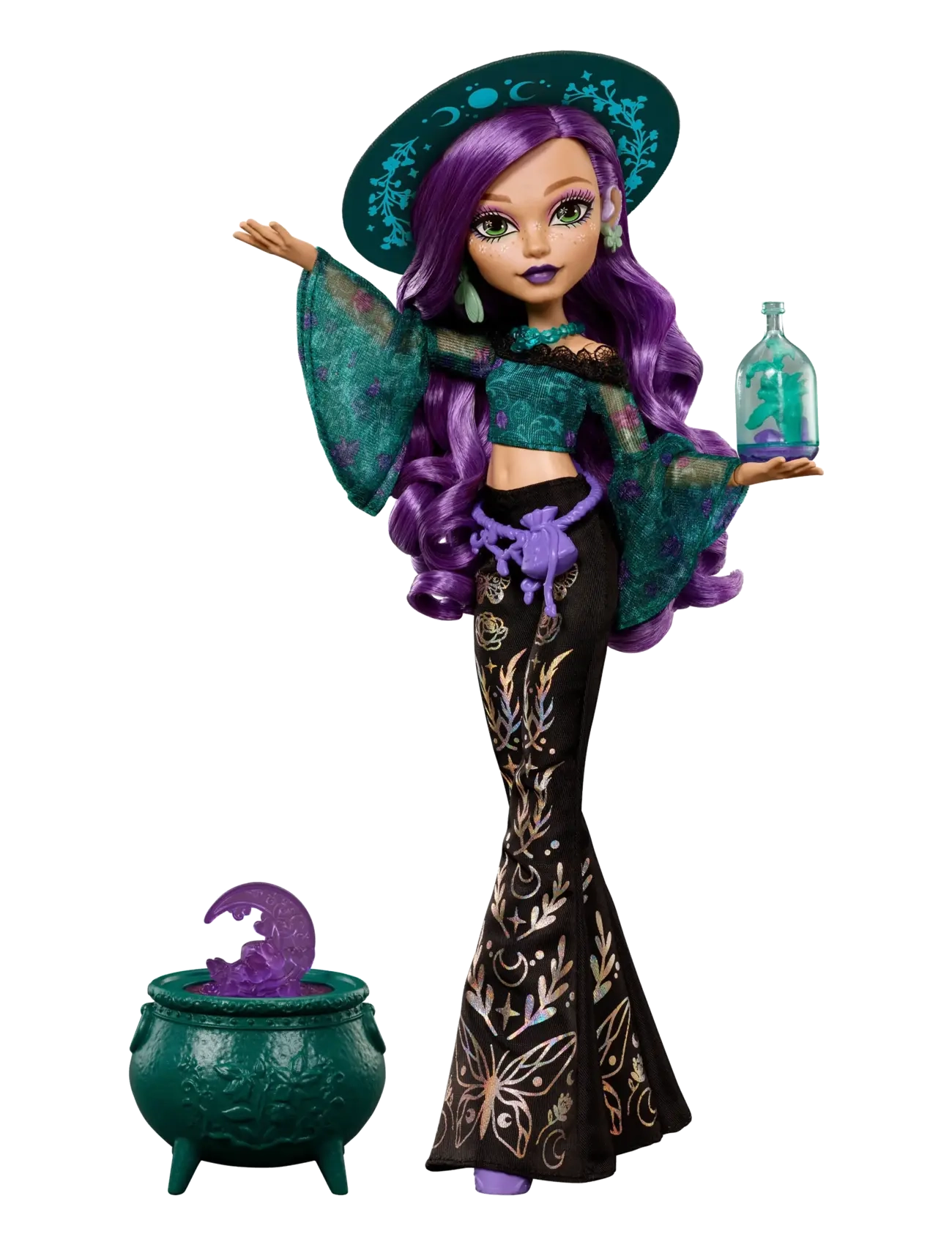 Monster High Moonspell Magic By Willow Thorne Fashion Doll, Nature Witch With Accessories, Børn, Dolls, Multi/mønstret, Str: ONE SIZE