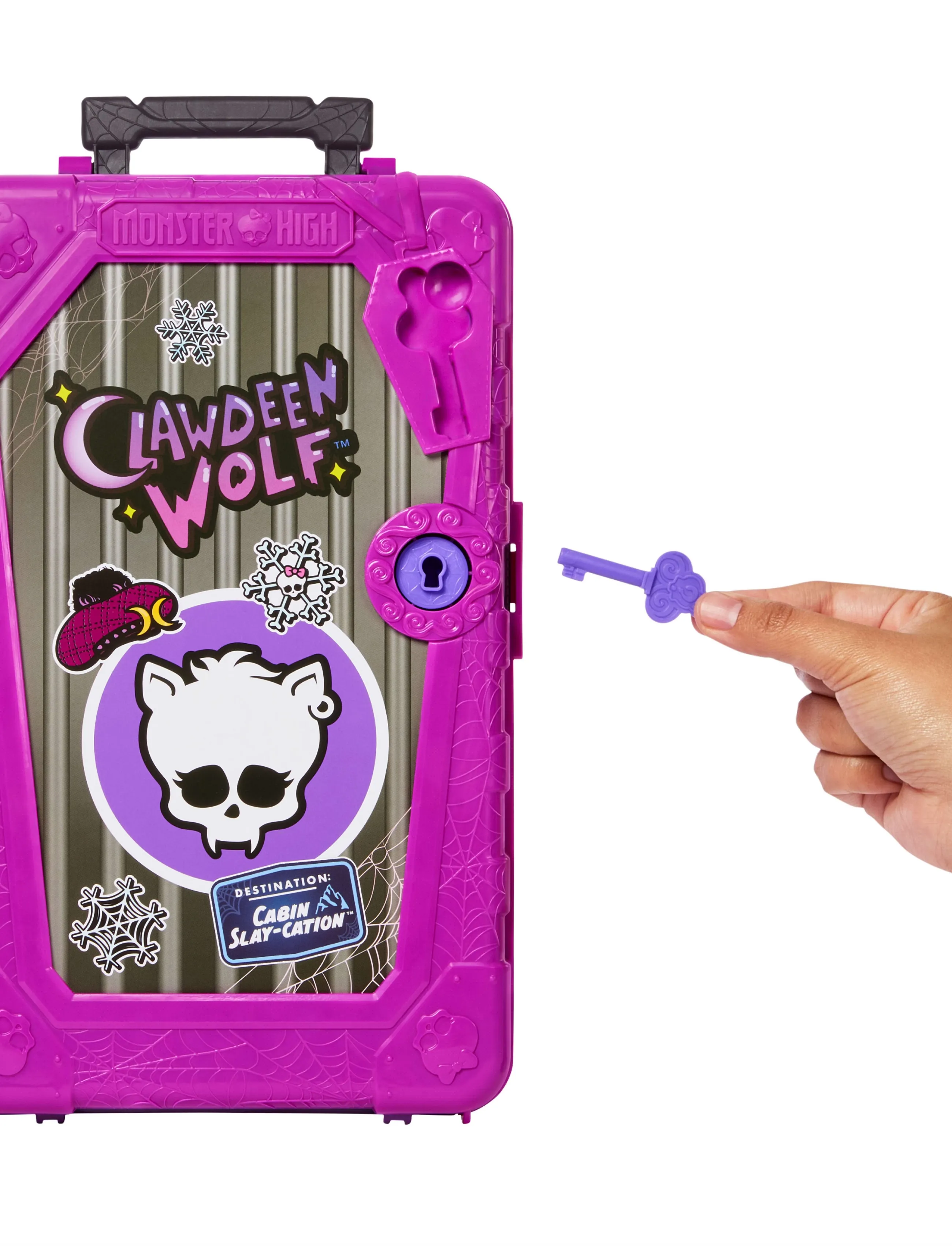Monster High Skulltimate Secrets Cabin Slay-Cation Playset, Clawdeen Wolf Doll And Accessories, Børn, Dolls, Pink, Str: ONE SIZE
