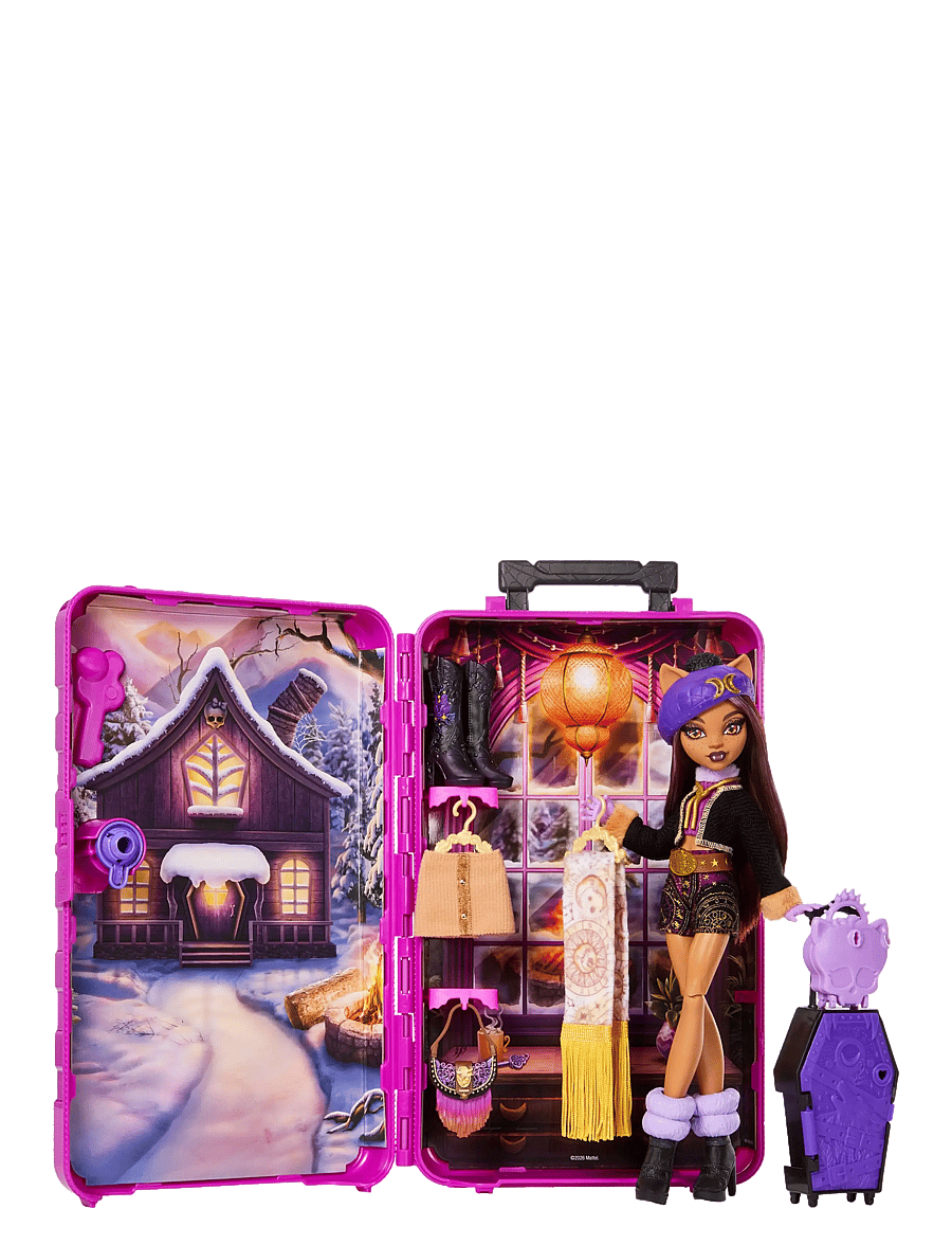 Monster High - Skulltimate Secrets Cabin Slay-cation Playset, Clawdeen Wolf Doll and Accessories - multicolor - 3