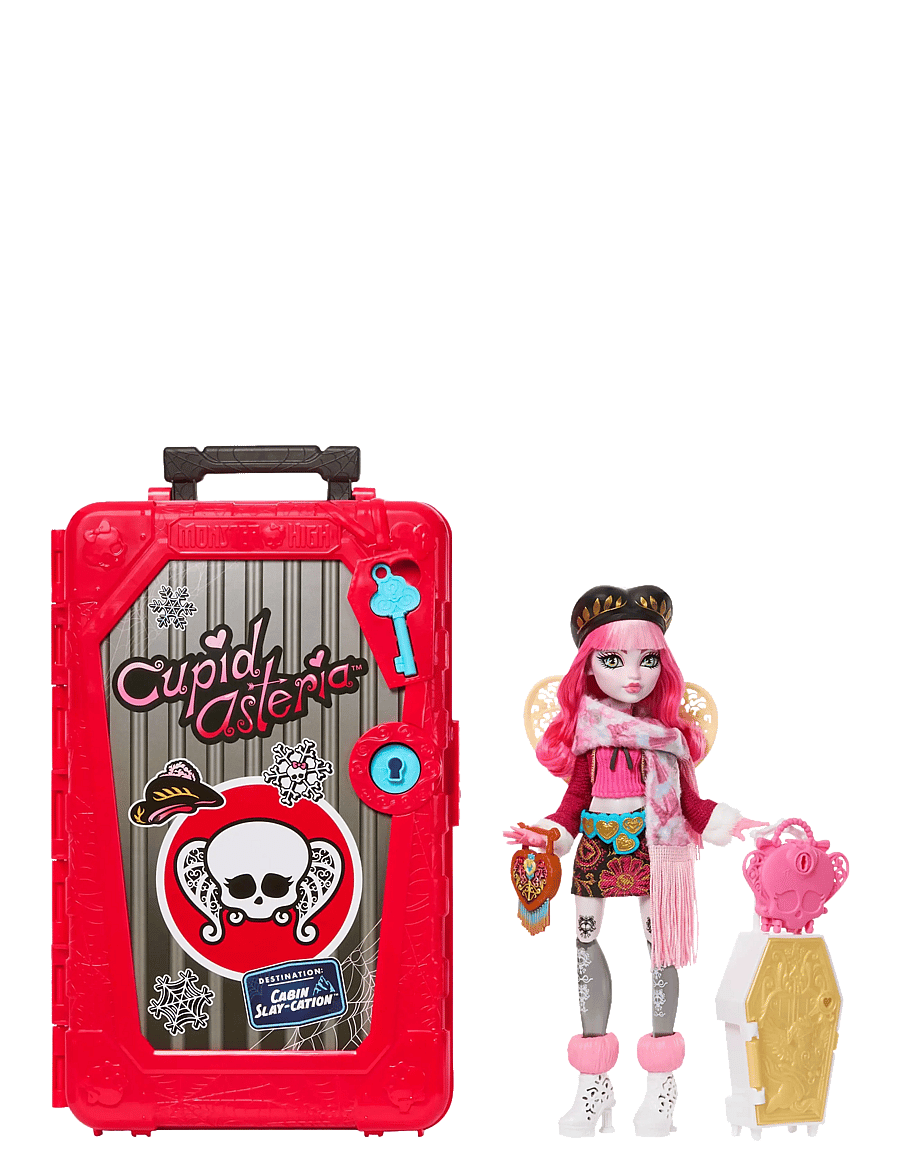 Monster High - Skulltimate Secrets Cabin Slay-cation Playset, Cupid Asteria Doll and Accessories - multicolor - 1