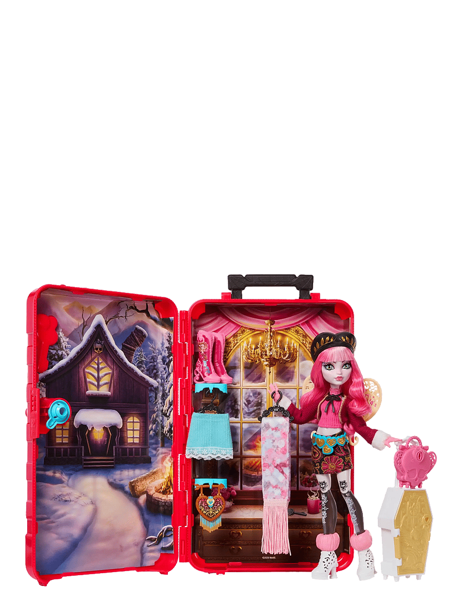 Monster High - Skulltimate Secrets Cabin Slay-cation Playset, Cupid Asteria Doll and Accessories - multicolor - 3