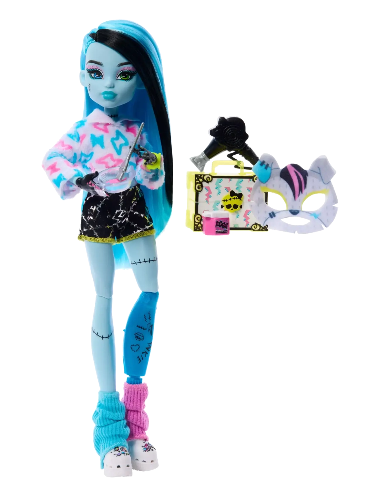 Monster High - Self-Scare Secrets Frankie Stein Fashion Doll with 13 Realistic Accessories - multicolor - 1